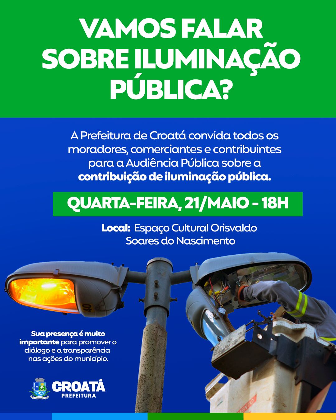 Vamos falar sobre iluminação pública?