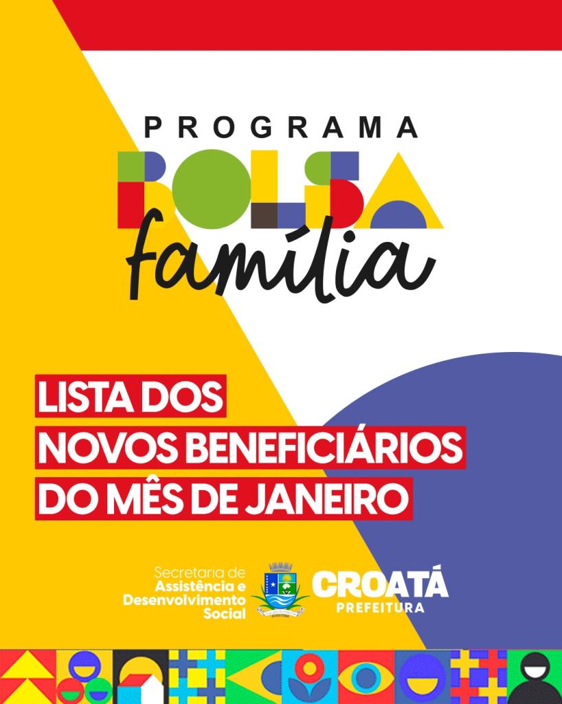 Bolsa Família – Lista de novos beneficiários de janeiro