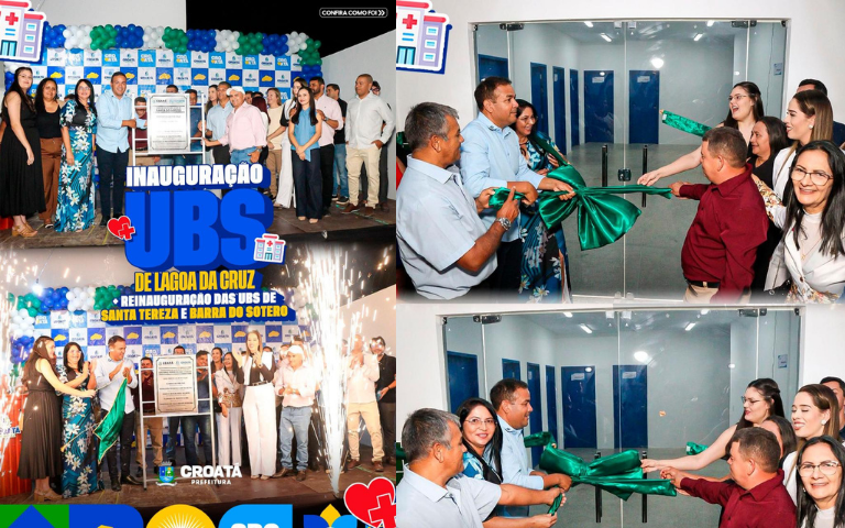 Inauguração e Reinauguração das UBS em Croatá – Uma Noite de Avanços na Saúde!